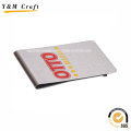 Metal de alta qualidade prata Metal Slim Money Clip Holder Ym1200 personalizado